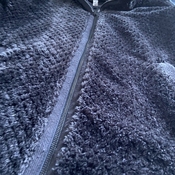 Ideology Women Quilted Faux-Fur Fleece Winter Jacket Full-Zip Black Small - Picture 4 of 6